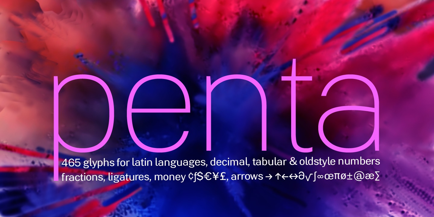 Penta Rounded Extra bold Font preview